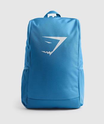 Gymshark Sharkhead Backpack Accessories Torbe Plave | HR 2128WNB